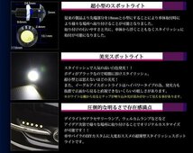 超小型 超薄型LEDスポットライト イーグルアイ18mmブラックボディ ホワイト ボルト型 デイライト1.5w小粒 防水2個セット送料無料12V_画像2