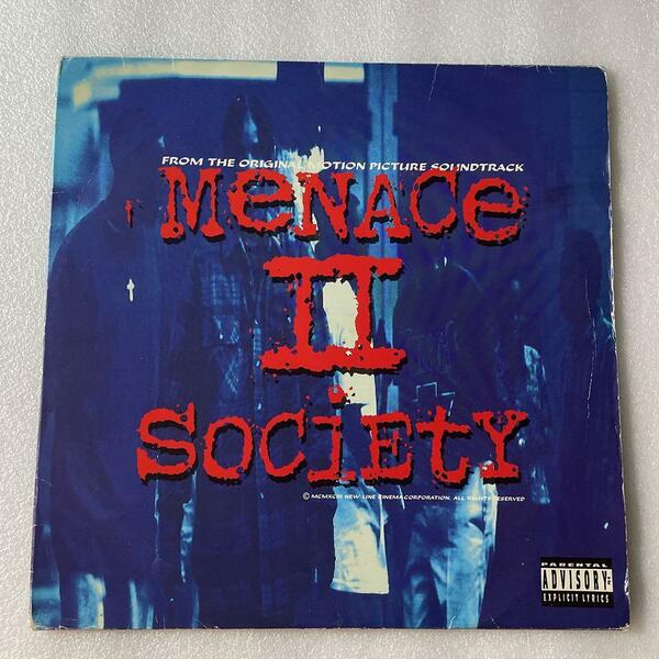 Menace II Society / 2LP UKオリジナル / MC EIHT DJ QUIK ポケットいっぱいの涙 // DR DRE SNOOP DOGG PETE ROCK KRS ONE DJ PREMIER