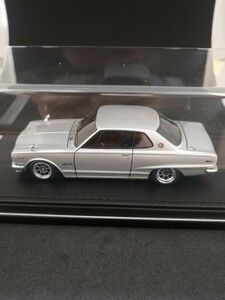 イグニッションモデル 1/43日産スカイライン　2000GT-X （KGC10） シルバー