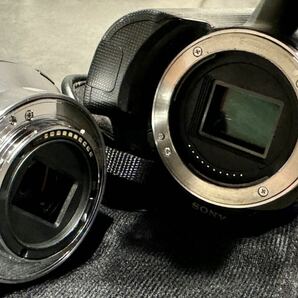 SONY NEX-VG10 デジタルビデオカメラ 2011年製 18-200mm 3.5-6.3 OSS SEL18200 レンズ 中古 良好の画像6