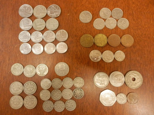 貨幣 硬貨 海外古銭 02 / ブラジル BRASIL, ポルトガル PORTUGUESA, スロバキア, チェコ, パプアニューギニア まとめて大量set