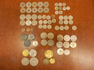 貨幣 硬貨 海外古銭 03 / デンマーク DANMARK, スウェーデン SVERIGE, ノルウェー NORGE, モナコ ORE KRONE まとめて大量set