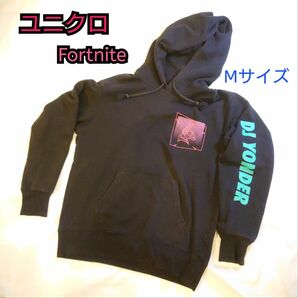 【古着美品】ユニクロ Fortnite プルオーバーパーカー 裏パイル