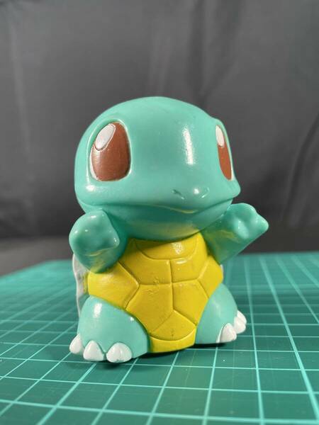 【58】ポケットモンスター ゼニガメ 貯金箱 ソフビ ポケモン 当時物