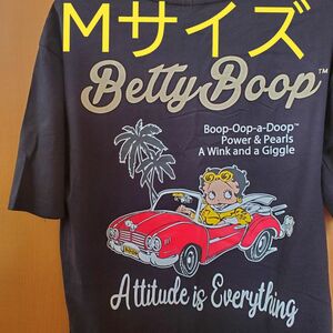 Tシャツ 古着 半袖Tシャツ ブラック betyboop ベティちゃん