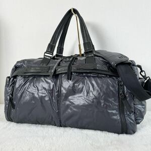 MASTER PIECE master-piece nylon leather 2WAY Boston bag navy men's travel bag business travel bag shoulder 