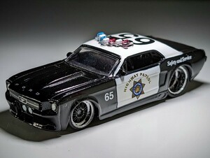 jada / Ford '65 Mustang Police car / 1/64 size 