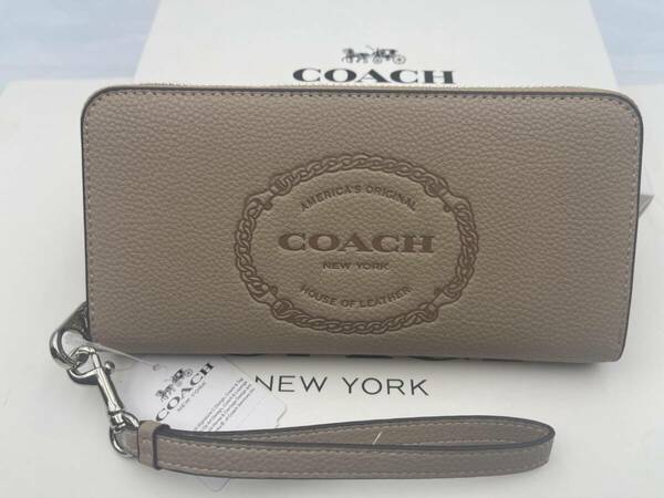 コーチ COACH 長財布 財布 シグネチャー アコーディオンラウンドジップウォレット新品 未使用 贈り物CN353 g342