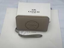 コーチ COACH 長財布 財布 シグネチャー アコーディオンラウンドジップウォレット新品 未使用 贈り物CN353 g342_画像3