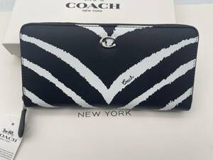 コーチ COACH 長財布 財布 シグネチャー アコーディオンラウンドジップウォレット新品 未使用 贈り物CM591 c345C