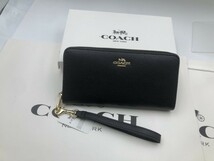 コーチ COACH 長財布 財布 アコーディオン ジップ ウォレット ラウンドファスナー新品 未使用 贈り物c215 財布C4451_画像3