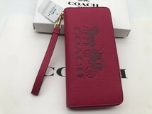 コーチ COACH 長財布 財布 シグネチャー アコーディオンラウンドジップウォレット財布 新品 未使用 贈り物C3548 m330C_画像4