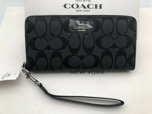 コーチ COACH 長財布 財布 シグネチャー アコーディオンラウンドジップウォレット新品 未使用 贈り物 l077