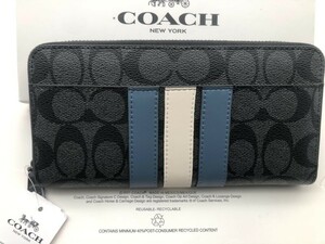 コーチ COACH 長財布 財布 シグネチャー アコーディオンラウンドジップウォレット 新品 未使用 贈り物F26070 f120