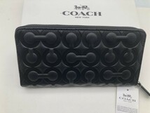 コーチ COACH 長財布 財布 シグネチャー アコーディオンラウンドジップウォレット財布 新品 未使用 贈り物F60735 s202C_画像5