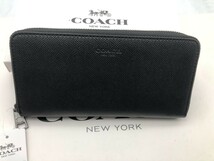 コーチ COACH 長財布 財布 シグネチャー アコーディオンラウンドジップウォレット新品 未使用 贈り物 F58107 t196_画像1