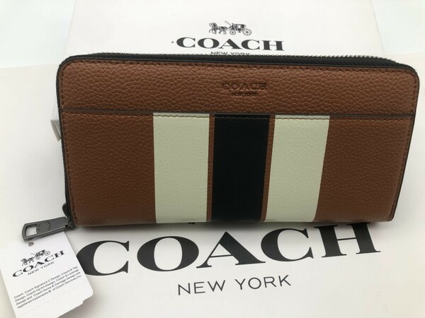 コーチ COACH 長財布 財布 シグネチャー アコーディオンラウンドジップウォレット新品 未使用 贈り物 F75395 a299 