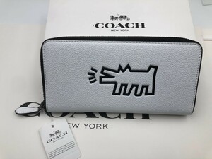 コーチ COACH 長財布 財布 シグネチャー アコーディオンラウンドジップウォレット財布 新品 未使用 贈り物87107 z241C