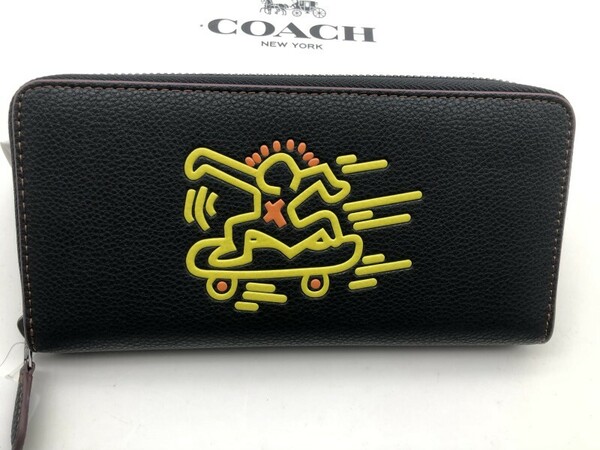 コーチ COACH 長財布 財布 シグネチャー アコーディオンラウンドジップウォレット新品 未使用 贈り物F87107 y193