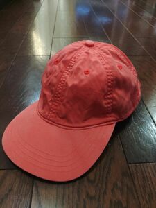 POLO GOLF キャップ　オレンジ　赤　古着　