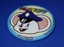 ナムコ マッピー 缶バッジ 1983 namco MAPPY ファミコン 昭和レトロ バッジ バッチ 缶バッチ_画像2