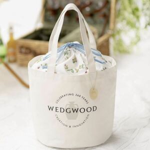 WEDGWOOD バッグ　ウェッジウッド トートバッグ　ワイルドストロベリー　マザーズバッグ　キャンプ用品　エコバッグ　ママバッグ