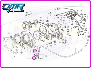 【新品】 ボルト＆皿ビス (メーターギア) NSR250R MC18 MC21