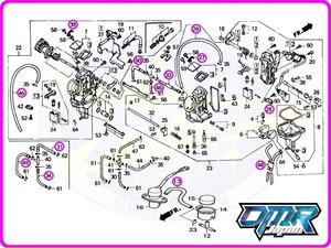 【新品】 キャブレターホースセット 【ホースクリップ付】 （エアソレノイド・エアベント・ドレイン） NSR250R MC18（88）