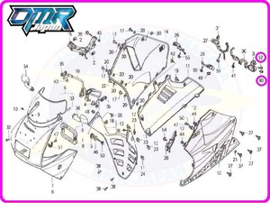 【新品】 ブレイクオフボルト＆フランジボルト (ヘルメットホルダー) NSR250R MC21 MC28