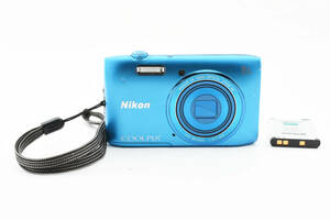 ★訳あり★ Nikon COOLPIX S3600 コバルトブルー　コンパクトデジタルカメラ ニコン クールピックス #0491