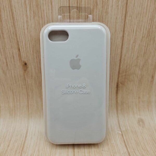 【新品】apple iPhone7 / 8 / SE シリコンケース ホワイト