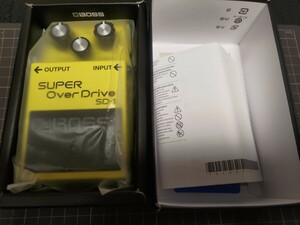 未使用品 BOSS SD-1 オーバードライブエフェクター