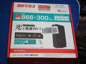 BUFFALO 11ac対応Wi-Fiルーター WHR-1166DHP4 完動品 送料無料