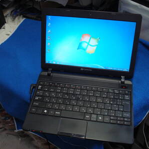 Windows7 Intel U2300 1.2GHz メモリ4GB HDD250GB Gateway 11.6インチ EC1400-41K 美品 送料無料