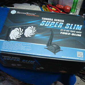 SILVER STONE 水冷CPUクーラー TUNDRA SERIES SUPER SLIM TD02-SLIM 未使用 冷却ファン１個欠品 送料無料