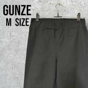 GUNZE レディース レギンス ストレッチパンツ ブラック Mサイズ