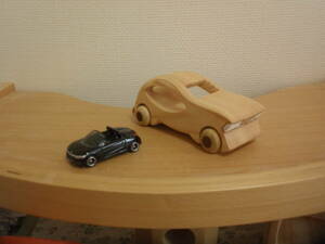 [ original work ] handmade wooden toy ~ original car (ko Logo ro) work No.908