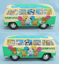 ミニカー フォルクスワーゲン どうぶつバス VW イチコー ブリキ 日本製 未使用 デッドストック_画像3