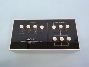 AV機器 SONY TAPECORDER SELECTOR ASS-300 ソニー テープコーダー セレクター 動作未確認 ジャンク