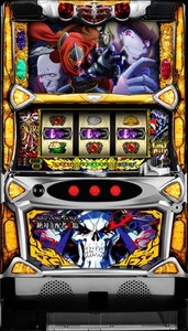 実機 税込 OVER-SLOT アインズ・ウール・ゴウン 絶対支配者光臨(ＳパチスロオーバーロードＹＸ)◆コイン不要機付◆オプション多数有り