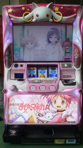 実機 税込 SLOT魔法少女まどか☆マギカAMA◆コイン不要機付◆オプション多数有り