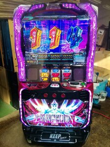 実機 税込 ジェイビー Ｌ ＥＶＡＮＧＥＬＩＯＮ・未来への創造ｊＦ（エヴァンゲリオン）◆スマスロ遊技用ユニット取り付け済み◆