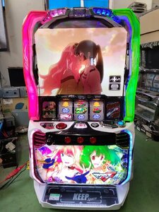 実機 税込 ビスティ Ｌマクロスフロンティア４ｂＡ（Lパチスロ マクロスフロンティア4）◆スマスロユニット取付け済◆