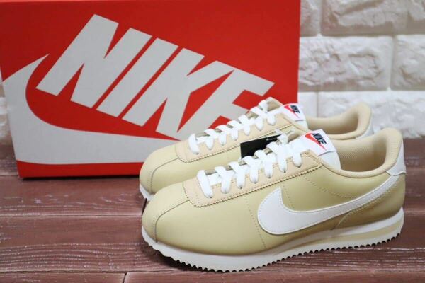 新品 24.5㎝ ナイキ　NIKE W CORTEZ ウィメンズ　コルテッツ　レディース　スニーカー　SESAME SAIL WHITE