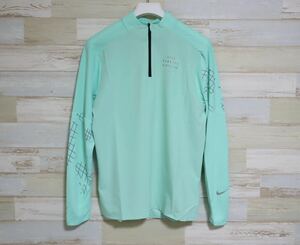  новый товар M размер NIKE Nike DRI-FIT бег подразделение половина Zip длинный рукав рубашка Running Division