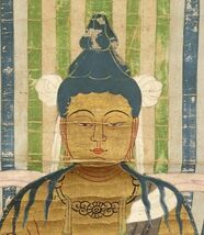 5604■【真作】 仏画 光明真言曼荼羅 仏教美術 古画 中国画 掛軸_画像5