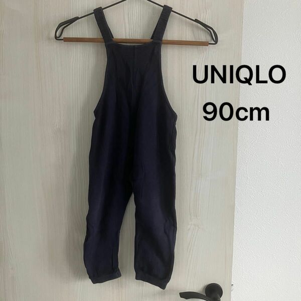 UNIQLO オーバーオール　サロペット　90cm ネイビー　ベビー