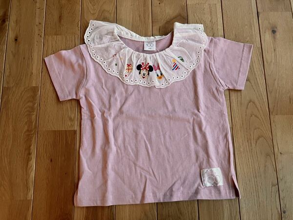 新品 女の子 ベビー ディズニー ミニー デイジー 半袖Tシャツ 100センチ