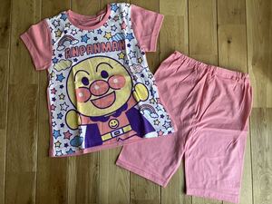 新品 女の子 アンパンマン 半袖パジャマ 100センチ ピンク