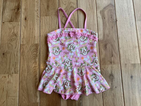 中古美品 女の子 いないいないばぁ わんわん うーたん 水着 95センチ ホームクリーニング済み